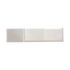 Angles plats moulure 30x10mm blanc lot de 4