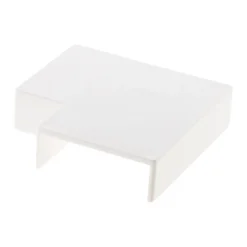 Angles plats moulure 30x10mm blanc lot de 4
