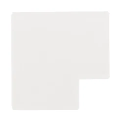 Angles plats moulure 30x10mm blanc lot de 4