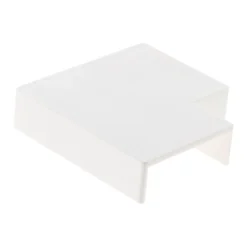 Angles plats moulure 30x10mm blanc lot de 4