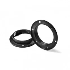 Anneau Noir pour Douille à Vis Fixation d'Abat-JourLuminaire Élégant