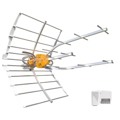 Antenne d'extérieur Televes Ellipse 148921 pour chaînes TNT gain 40 dB alimentation sous 24V