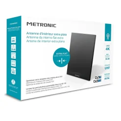 Antenne d'intérieur HD - noire - METRONIC 416975