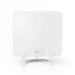 Antenne HDTV d'Intérieur 0 - 25 km Gain de 30 dB FMVHFUHF Blanche NEDIS