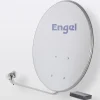 Antenne satellite tête universelle double - 1 sortie ø 80 cm + récepteur FTA