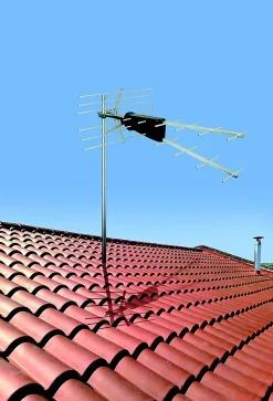 Antenne TNT DUO aluminium avec filtre 4G/5G 14dB