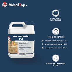 Anti Poussiere Sol - 1 L - Métaltop