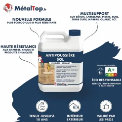 Anti Poussiere Sol - 1 L - Métaltop