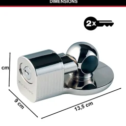 Antivol attelage remorque universel 377EURDAT Masterlock