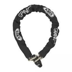 Antivol de chaîne monobloc - ABUS - 1480/120 - Maillons 14 mm - Gainage tissu - Cylindre XPlus