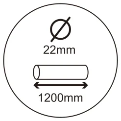 Antivol pour vélo à clé Smith & Locke 120x22mm