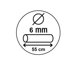 Antivol pour vélo 550 x 90mm Acier Multicolore
