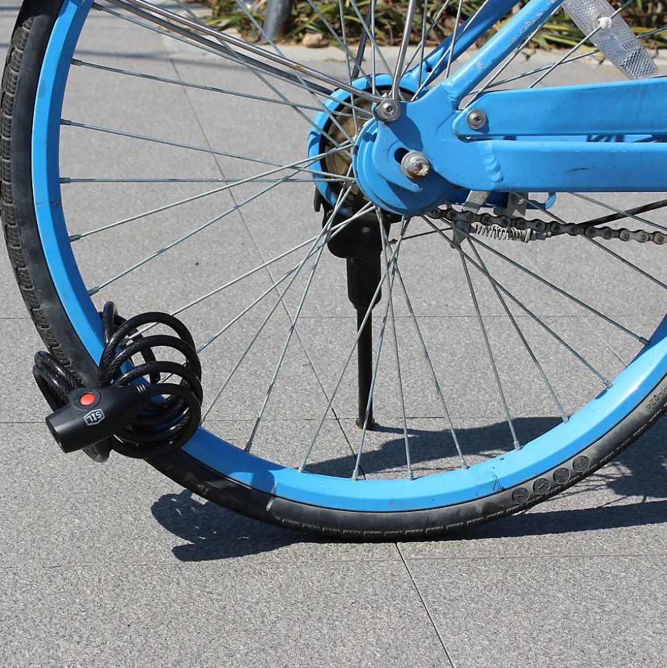 Antivol pour vélo Smith & Locke Noir 1800 x 90mm, lot de 3