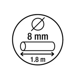 Antivol pour vélo Smith & Locke Noir 8 x 650 mm