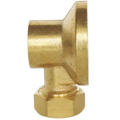 Applique écrou à collet battu Somatherm for you Ø14 mm laiton