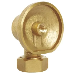 Applique écrou à collet battu Somatherm for you Ø14 mm laiton