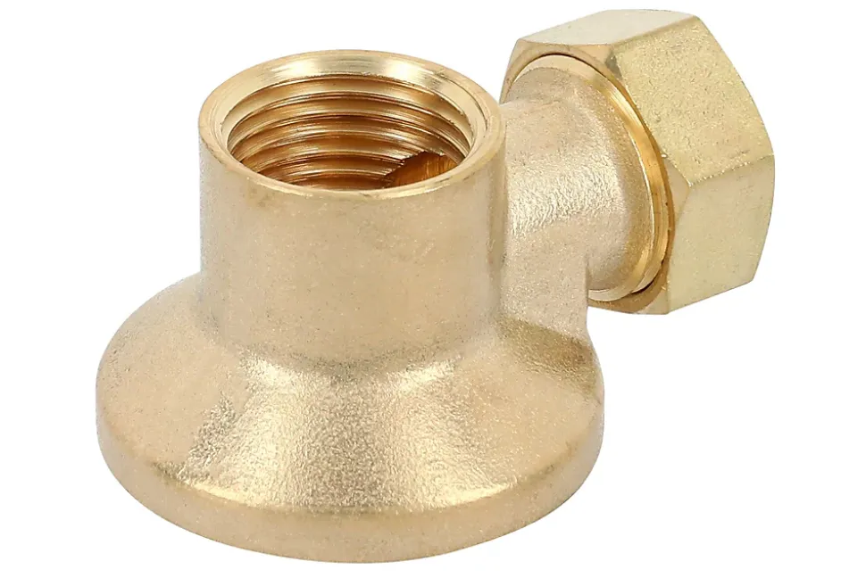 Applique laiton avec écrou à collet battu 14-1/2 - GARIS - B01-AML-B