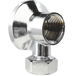 Applique murale simple pour fixation et alimentation de robinet de machine à laver, tube cuivre Ø14mm Sortie Femelle 1/2" Somatherm for you