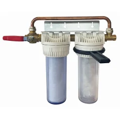 Aquawater - Duplex OnePhos+ Bypass breveté - 3 actions (filtration/calcaire/corrosion) -12m
