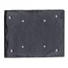 Ardoise en schiste pour support chiffre 15 x 18.5 cm