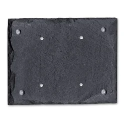Ardoise en schiste pour support chiffre 15 x 18.5 cm