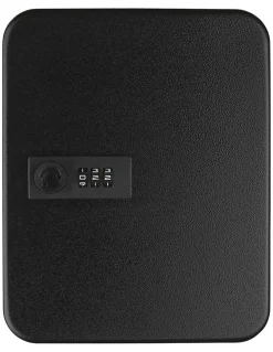 Armoire à clés à combinaison, 3 chiffres, capacité 30 clés, 200x160x75mm, époxy noir - THIRARD
