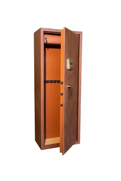Armoire à fusils à code aspect bois TLE/10, capacité 10 fusils - TECHNOSAFE