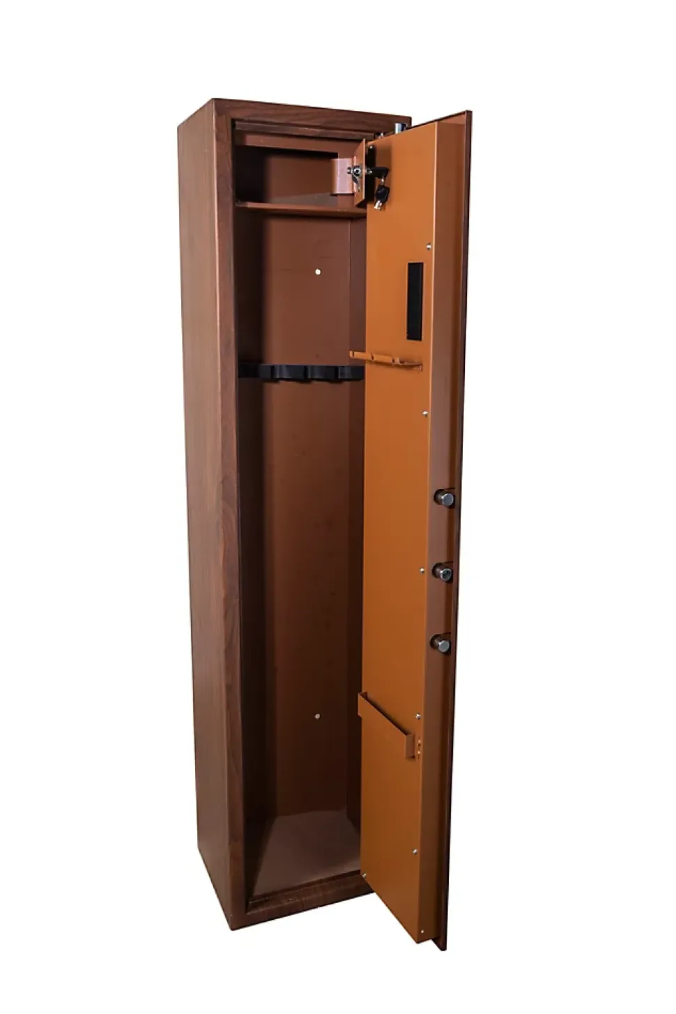 Armoire à fusils à code aspect bois TLE/5, capacité 5 fusils - TECHNOSAFE