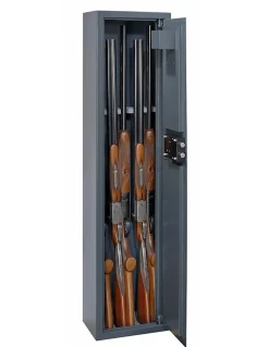 Armoire à fusils Brissac, fermeture par clé, 2 pênes, capacité de 5 fusils - THIRARD