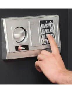 Armoire à fusils Monteria, fermeture électronique à code, 4 pênes, capacité de 5 fusils - THIRARD