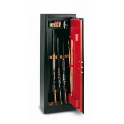 Armoire à fusils serrure à clé Technomax HS/600 SC – 11 armes avec coffre intérieur – 218 L – l.60 x H.150 x P.35 cm