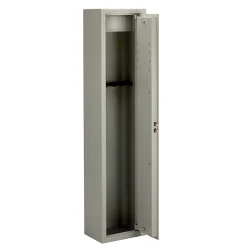 Armoire à fusils serrure double panneton Technomax BCK/5 – 5 armes avec coffre munitions – l.22 x H.138 x P.31,5 cm