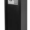 Armoire à fusils serrure électronique Smith & Locke – 3 armes, acier noir – 60 L – l.25 x H.125 x P.25 cm