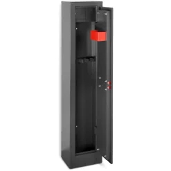 Armoire à fusils 315X205X1380mm avec coffre intérieur - 5 fusils - Workmen Security