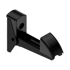Arrêt automatique, aluminium noir, réglage 5 à 50 mm, pour volet battant