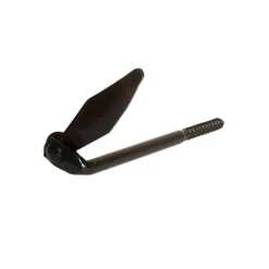 Arrêt de volet à tirefond L.130mm noir Afbat