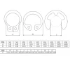 Assortiment de 1000 Circlips en acier carbone noir Diall