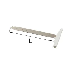 Attache tablier souple pour volet roulant L.150mm- 3 pièces