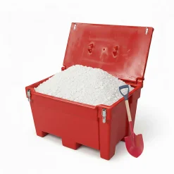 Bac a sable/sel 300l avec grenouillères + pelle