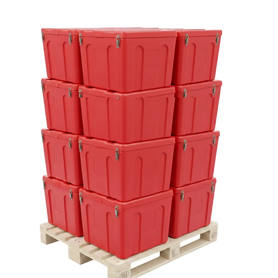 Bac à sable incendie/ à sel de déneigement 140l + pelle- lot de 16