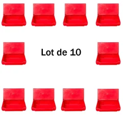Bac à sable incendie/ à sel de déneigement 50l- lot de 10