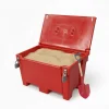 Bac à sable incendie/ à sel de déneigement 300l + grenouillères + cadenas + pelle