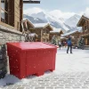 Bac à sable incendie/ à sel de déneigement 300l- lot de 6