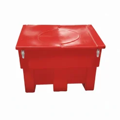 Bac à sable incendie/ à sel de déneigement 200l + grenouillères