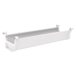 Bac de gestion de câbles Skegness plastique 55 x 18 x 12 cm blanc pro.tec