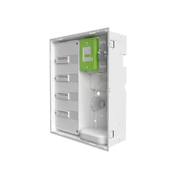 Bac d'encastrement pour GTL en acier blanc ATOLE - 2 Travées 13 modules - H. 660 mm