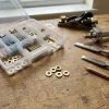 Bague paumelles en laiton Diall Ø6,5 mm, lot de 6