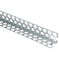 Baguette d’angle intérieur fine couche en acier galvanisé 2 500 x 22 x 22 mm
