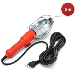 Baladeuse de chantier. Câble 5m. Culot E27 (compatible LED)