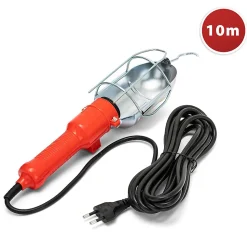 Baladeuse de chantier. Câble 10m. Culot E27 (compatible LED)